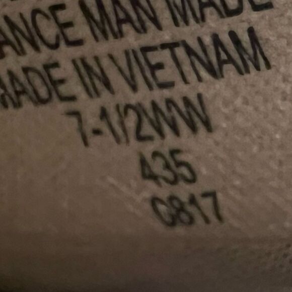 Easy Spirit Travelport19 Mule Womens 7-1/2WW Extra Wide Natural Tan Shoes - Picture 9 of 9